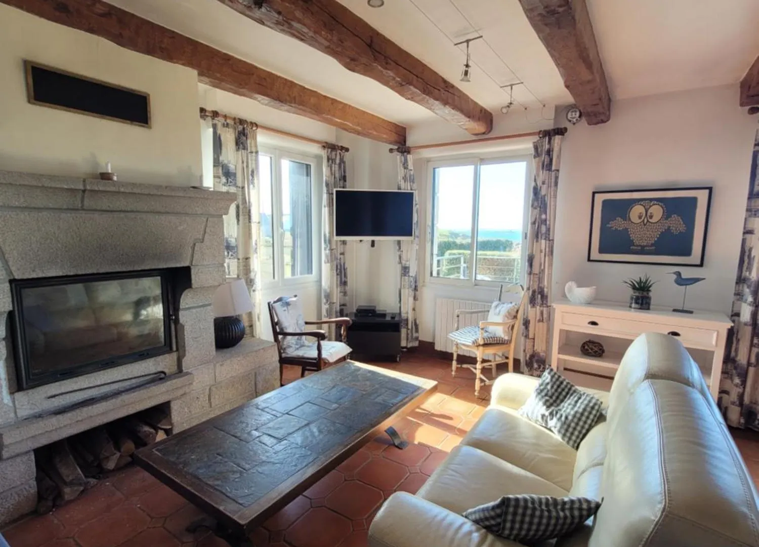 Maison Reposante Face A La Mer Avec Acces Plage Plouescat Ferienhaus